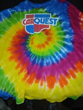 Carquest Tie-Dye Spiral Logo Tee - Multicolor